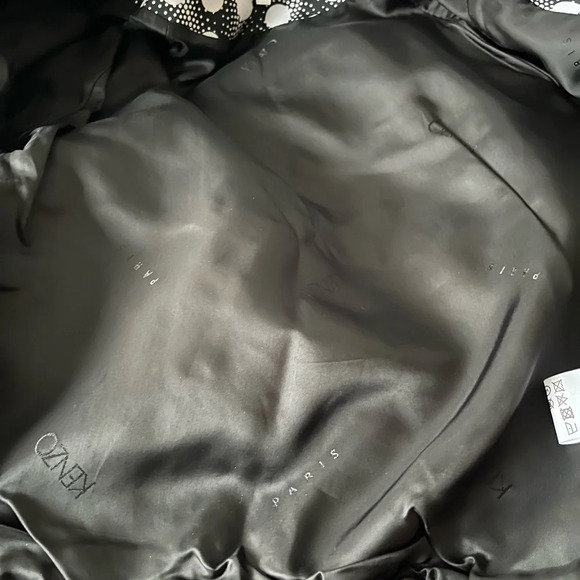 Kenzo Paris polka dot black bomber jacket size S - Picture 15 of 15